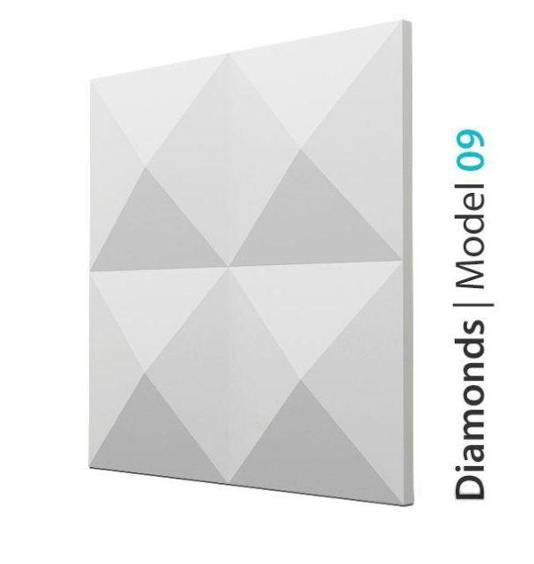 Panel Na Ścianę 3D Diamonds