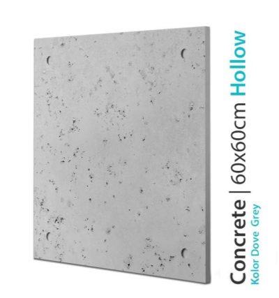Płyta betonowa dekoracyjna Concrete Hollow Dove Grey 60x60