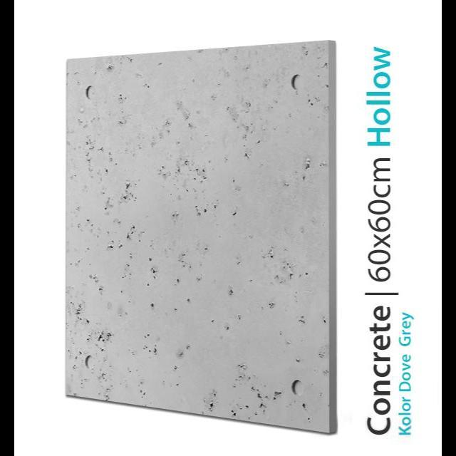 Płyta betonowa dekoracyjna Concrete Hollow Dove Grey 60x60