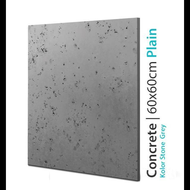 Płyta betonowa dekoracyjna Concrete Plain Stone Grey 60x60