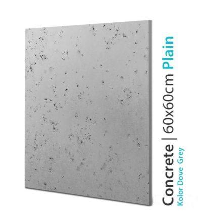 Płyta betonowa na ścianę Concrete Plain Dove Grey 60x60