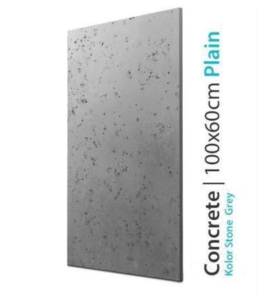Płyta betonowa na ścianę  Concrete Plain Stone Grey 60x100